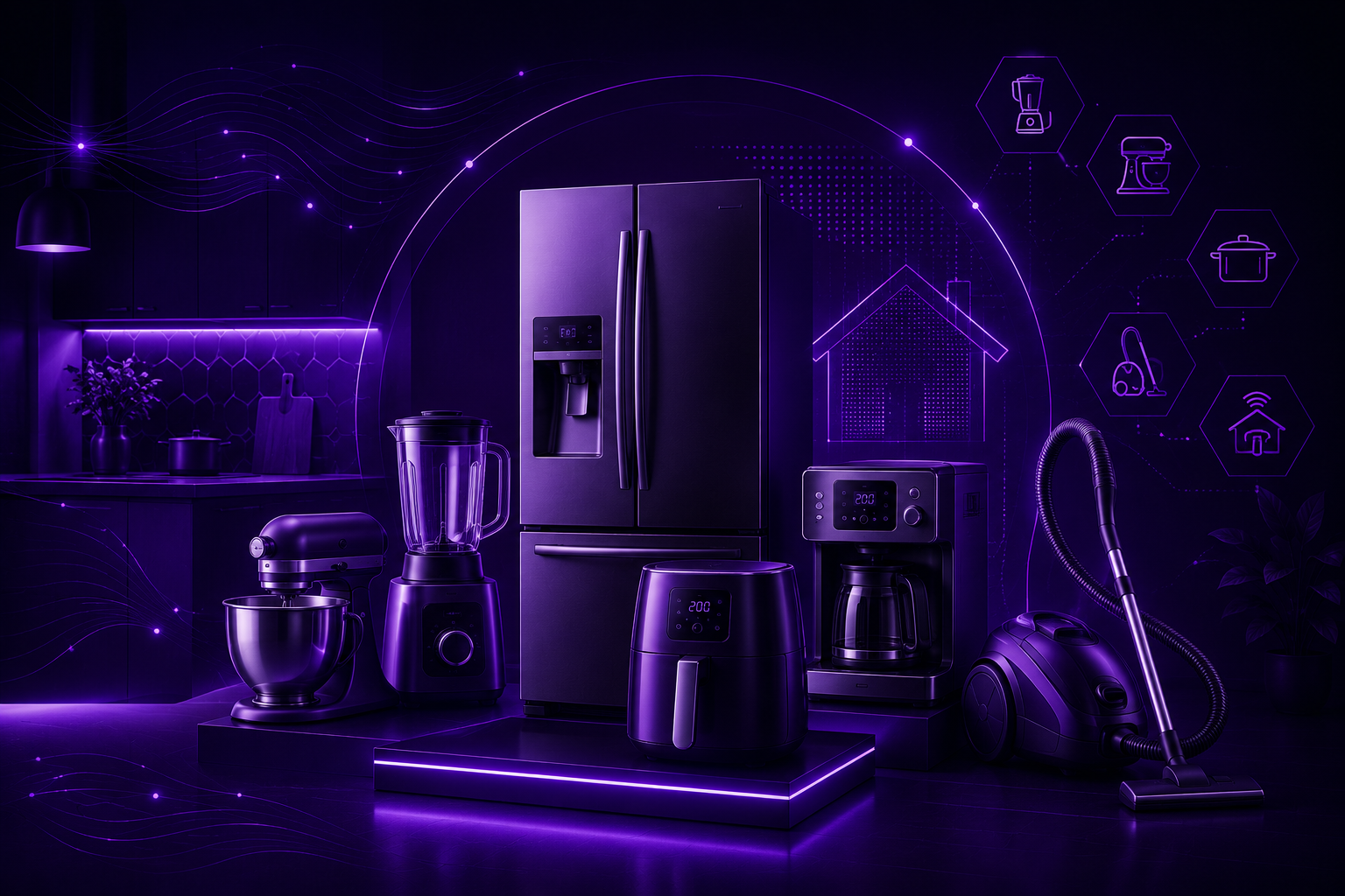 Home appliances e-commerce store, marketplace channels, and performance marketing dashboard