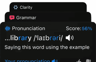 Email automation pronunciation and clarity interface